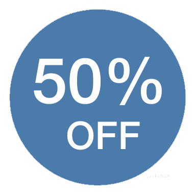 50% Off Icon