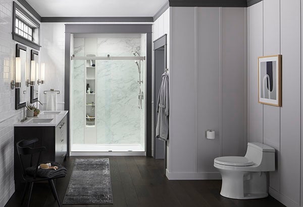 Calacatta Crema Shower