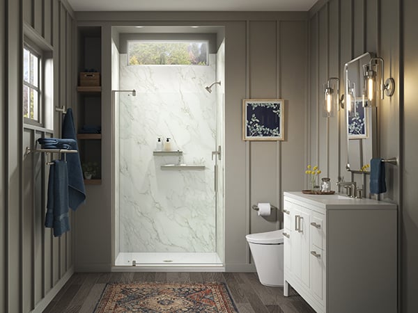 CrossCut Dune Grey Shower