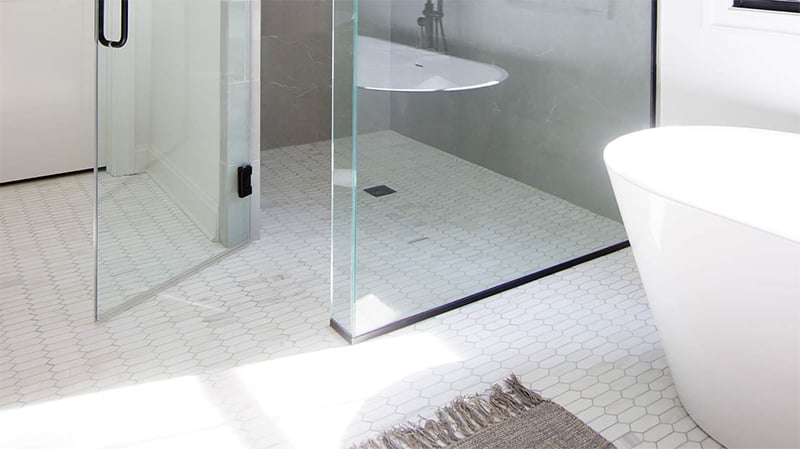 Curbless Shower