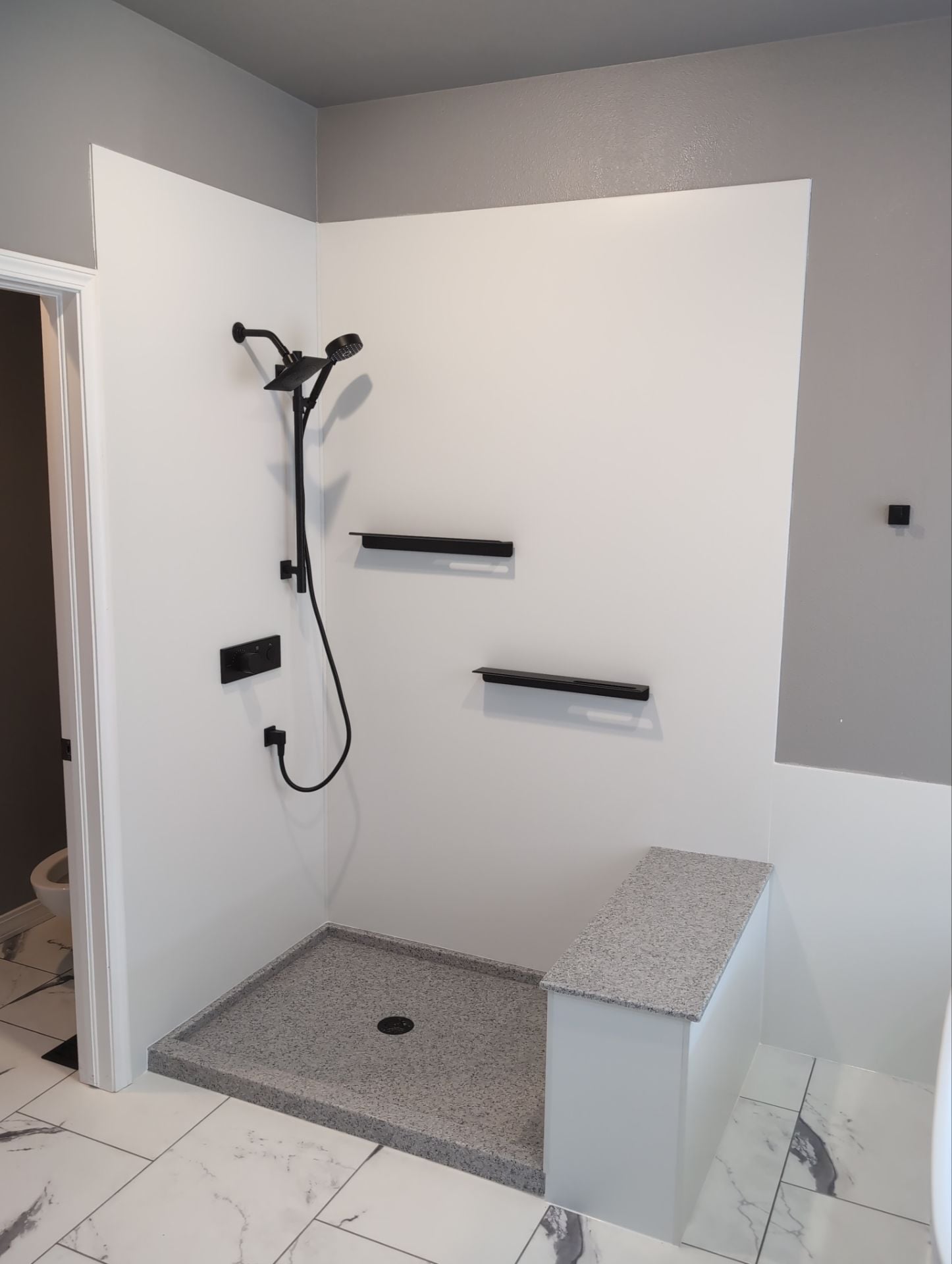 tub-to-shower remodel in Colorado Springs, CO