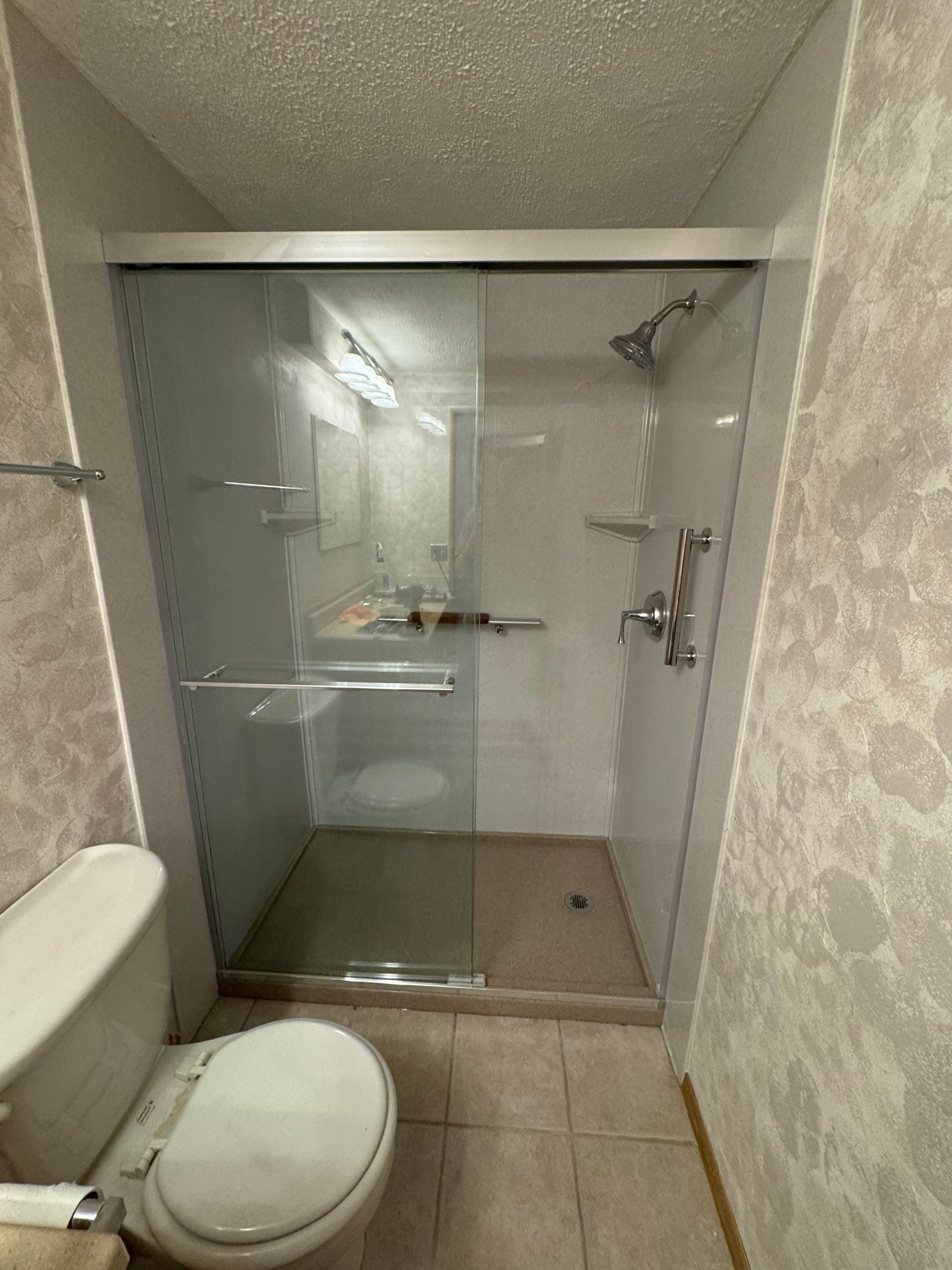 Tub-to-shower remodel in Calhan, CO