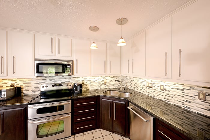 Modern Kitchen Remodel in Denver, CO by LuxStone of Colorado/ Home Pride Bath project photo