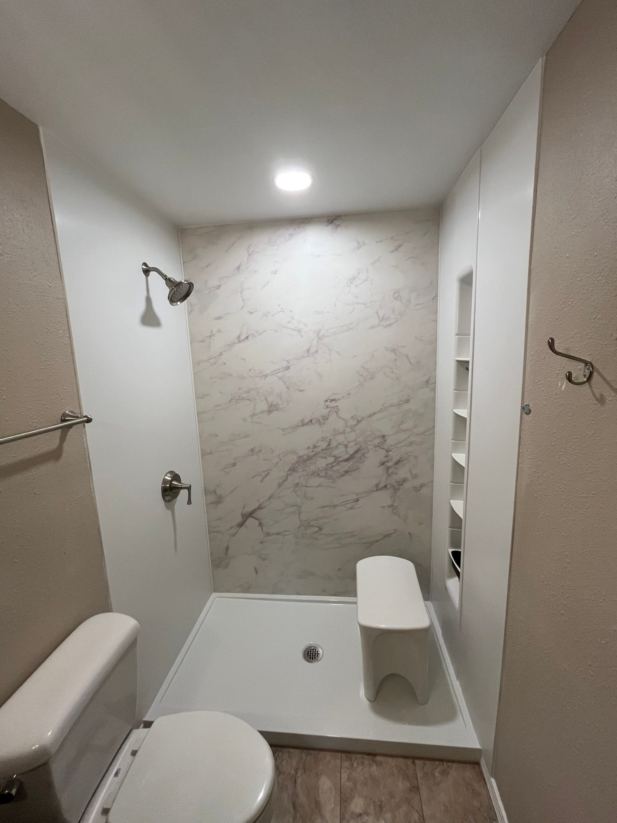 Tub-to-shower remodel in CO Springs