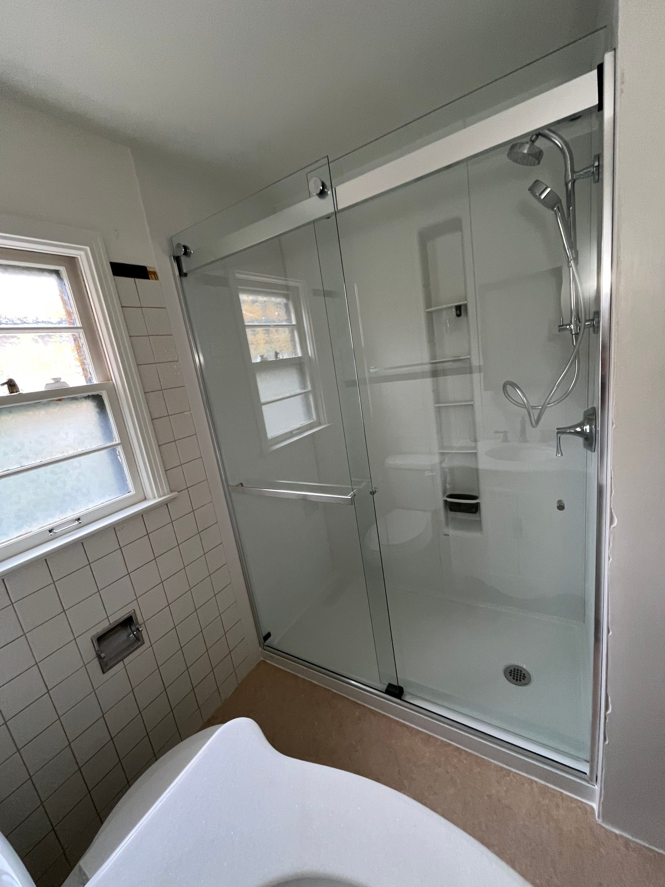 Tub-to-shower remodel in Colorado Springs