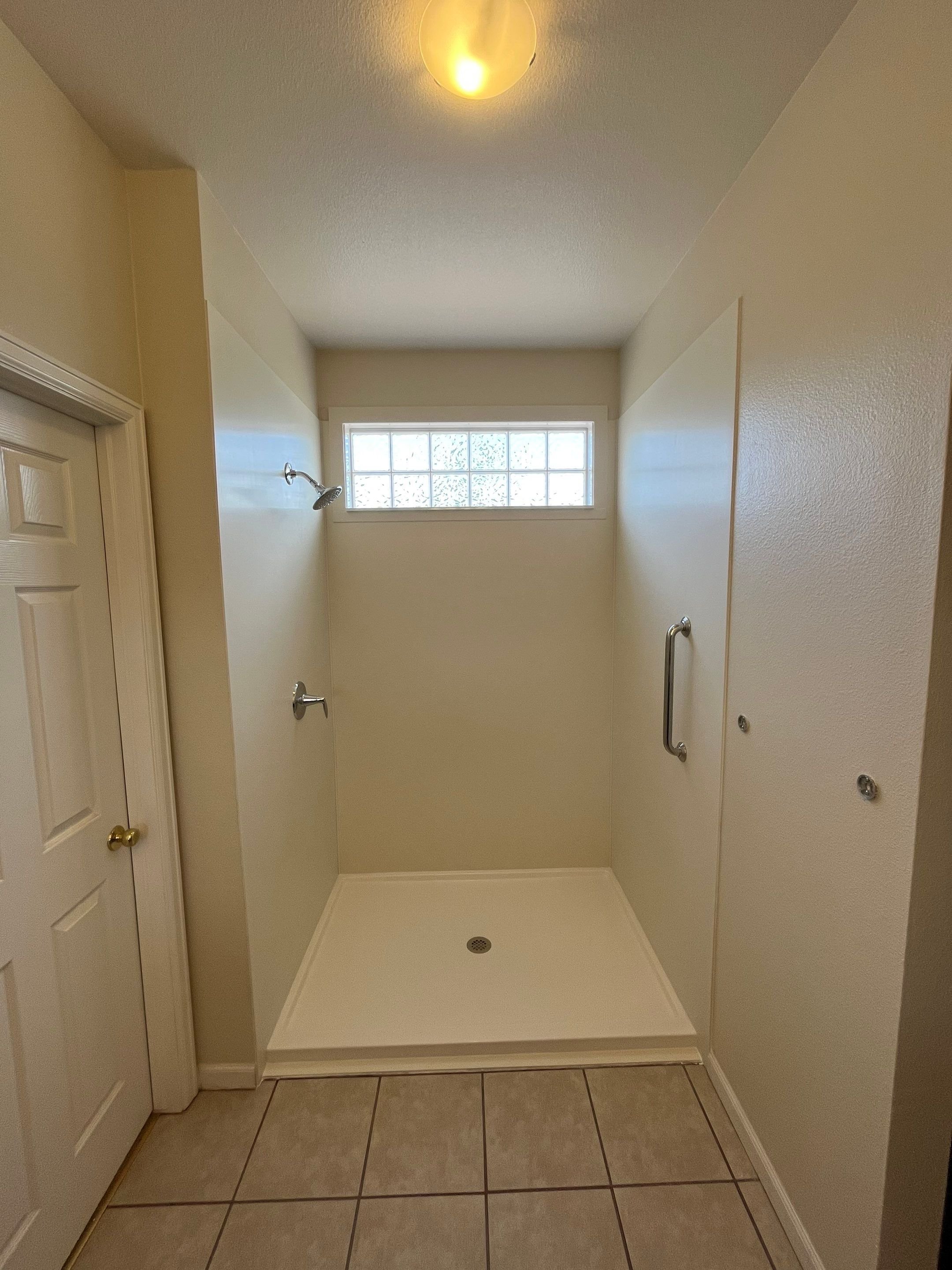 Tub-to-shower remodel in Parker