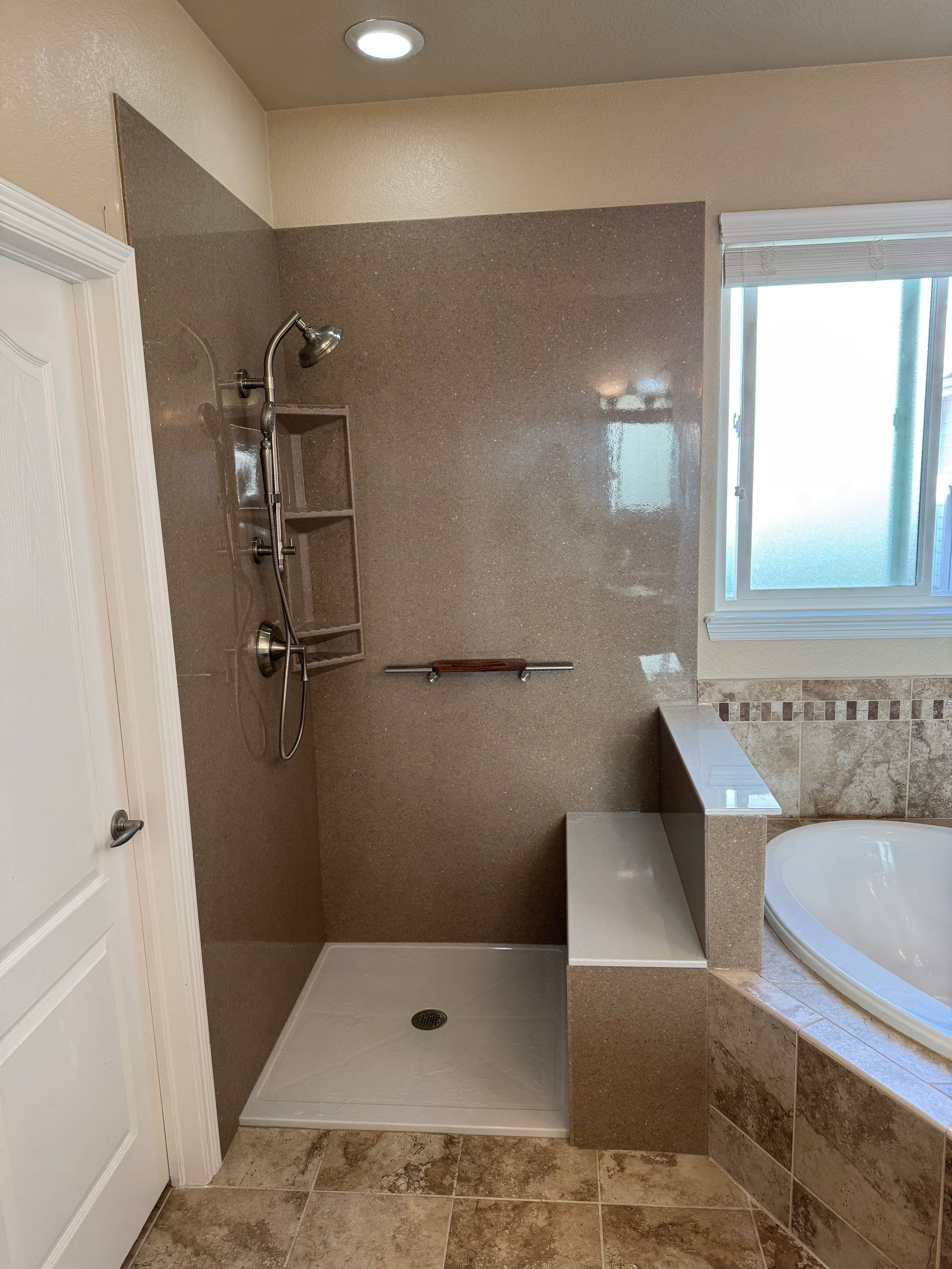 Tub-to-shower remodel in Peyton, CO