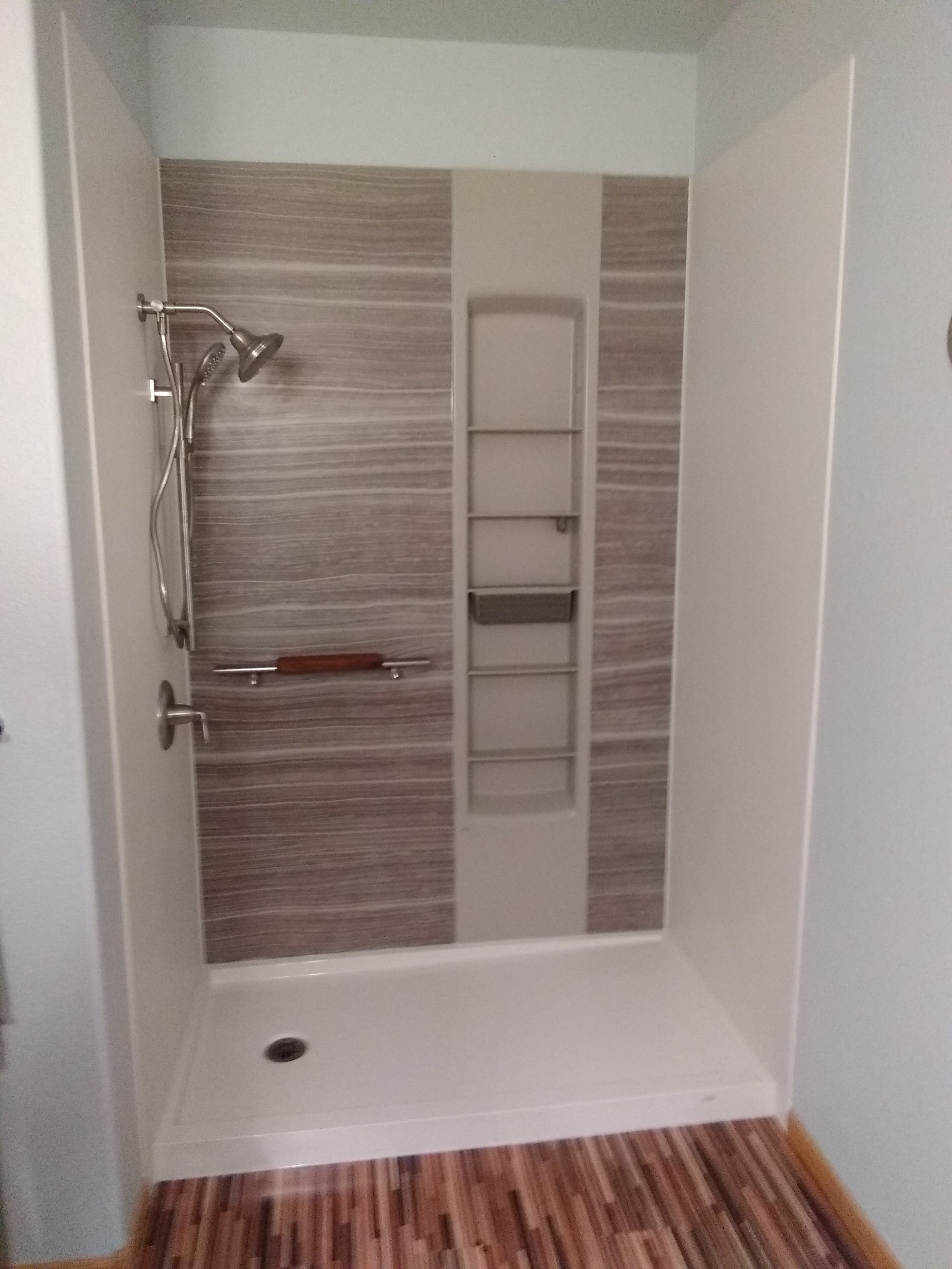 Tub-to-shower remodel in Loveland, CO