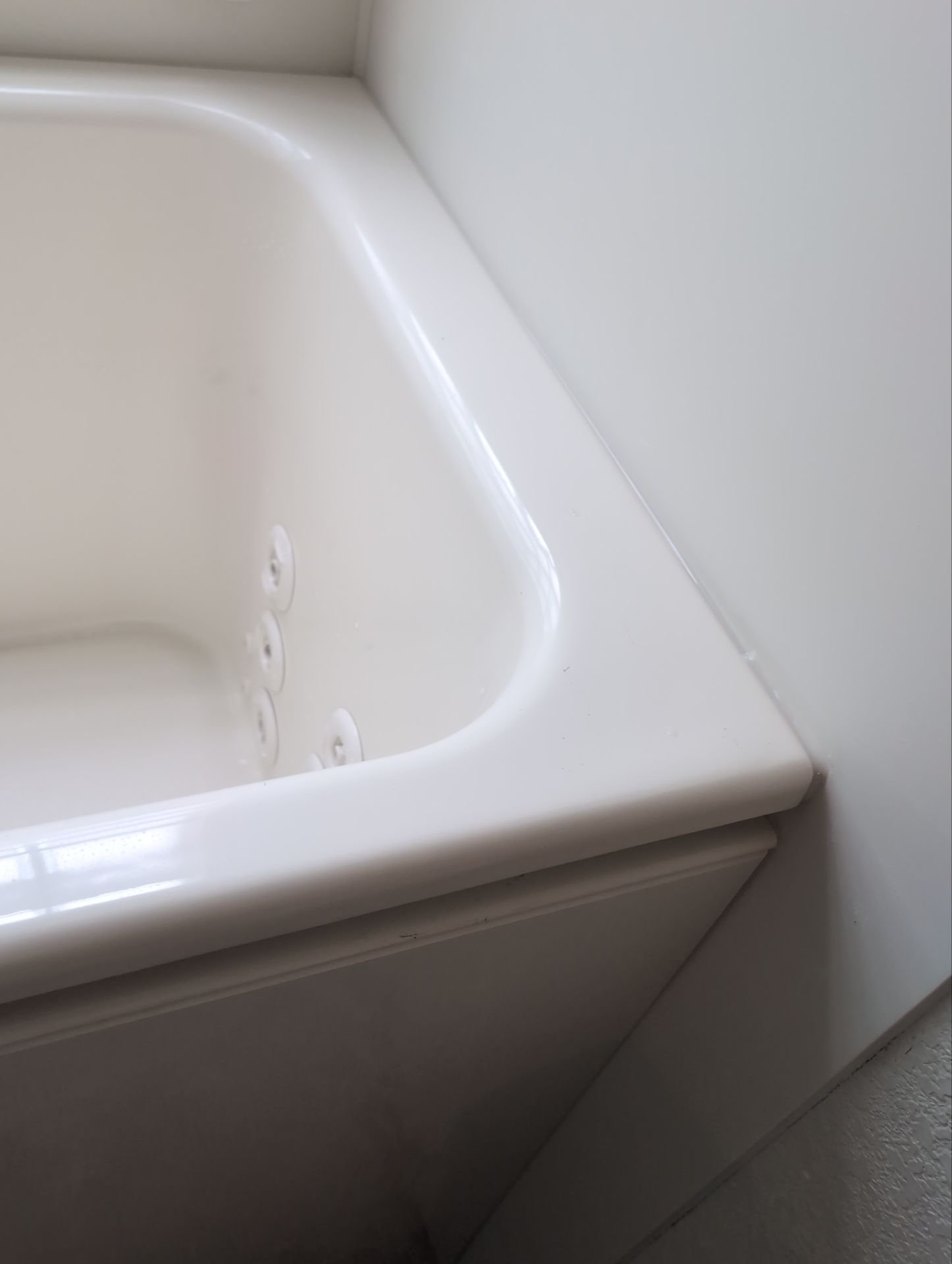 Hydrotherapy jets in biscuit Kohler walk-in tub installed by HomePride Bath in Niwot, CO.