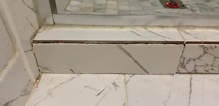 tile and grout failure